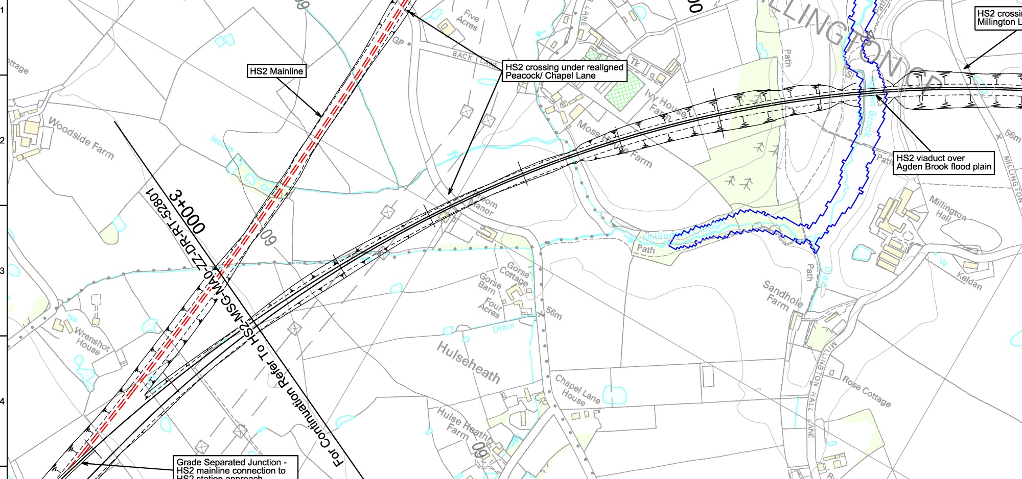 better map for the area near to grid reference SJ721842