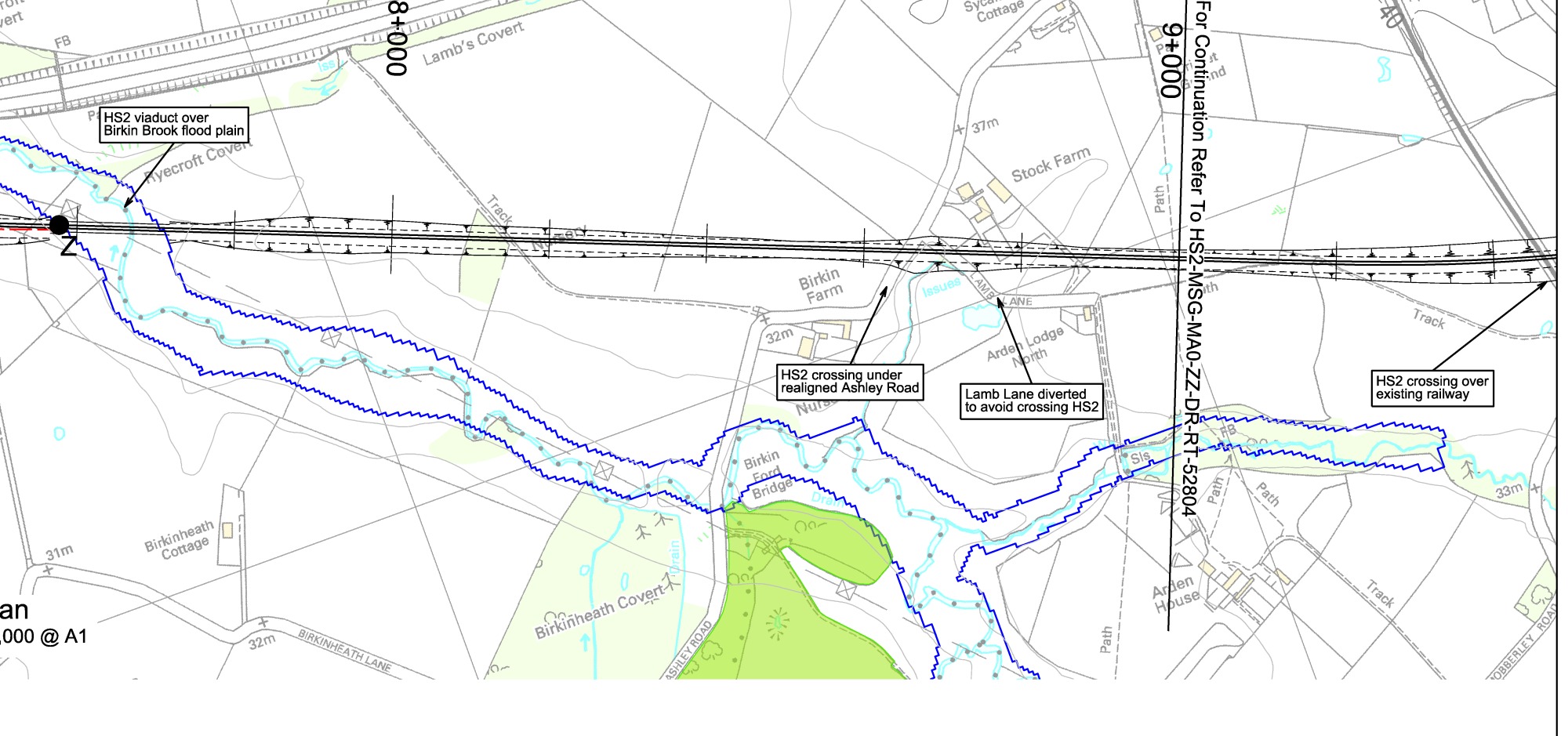 better map for the area near to grid reference SJ762842